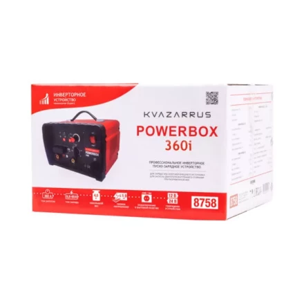 Инверторное пуско-зарядное устройство KVAZARRUS PowerBox 360i таймер цветная коробка купить в Сургуте