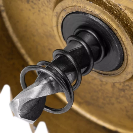 Коронка по металлу HSS, 55 мм, нитридтитановое покрытие Denzel 724118 купить в Сургуте