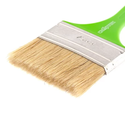 Кисть флейцевая &quot;Евро&quot;, 75 x 8, натуральная щетина, пластиковая ручка Сибртех 83303 купить в Сургуте