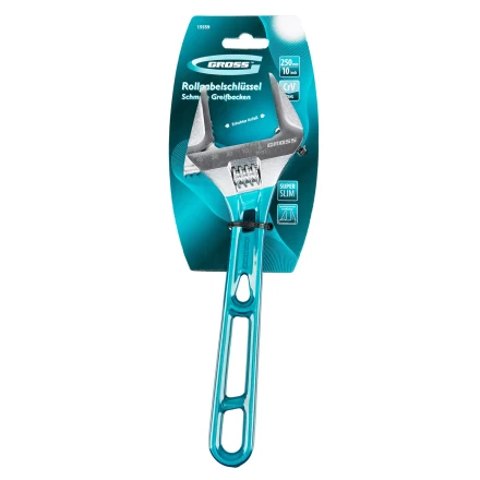 Ключ разводной 250 мм Gross 15559, CrV, облегченный купить в Сургуте