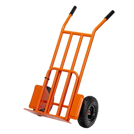 Тележка ручная 2-х колесная Сибртех 69301, облегченная, г/п 150кг, откидная платформа 430х355мм купить в Сургуте