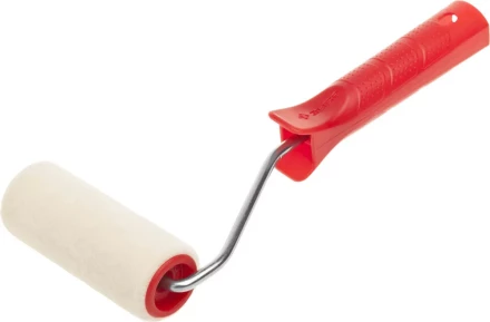 МИДИ-валик ЗУБР ЭКСПЕРТ &quot;ВЕЛЮР&quot;, 100% шерсть, ворс 4мм, ручка 6мм, d=32/100мм 03535-10 купить в Сургуте