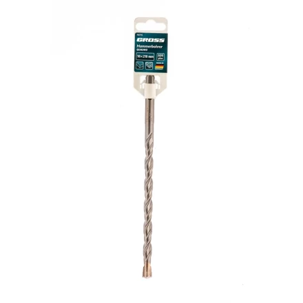 Бур по бетону QUADRO 10 x 210 мм SDS PLUS Gross 70774 купить в Сургуте