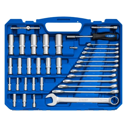 ЗУБР А-216, 216 предм., (1/2+ 3/8+ 1/4), универсальный набор инструмента, Профессионал (27674-H216) купить в Сургуте