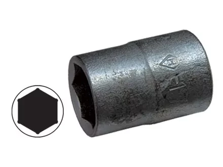 Головка торцевая, 6-гранная, 12 мм, CrV, оцинкованная  SPARTA 136165 купить в Сургуте