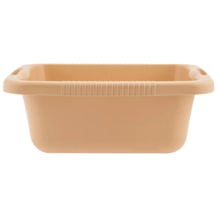 Таз пластмассовый прямоугольный 25 л, бежевый, Home Palisad 929925 купить в Сургуте