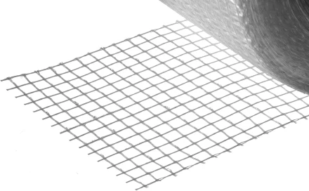 ЗУБР. Сетка армировочная стеклотканевая, самоклеящаяся, 3х3мм, 5см х 90м 12465-05-90 купить в Сургуте