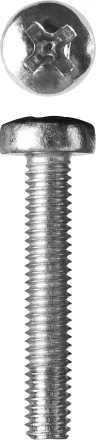 Винт ЗУБР &quot;МАСТЕР&quot; DIN 7985, класс прочности 4.8, оцинкованный, M3x20мм, 5кг 303150-03-020 купить в Сургуте