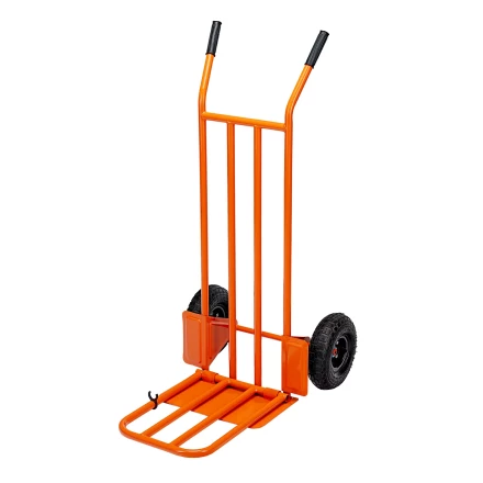 Тележка ручная 2-х колесная Сибртех 69302, усиленная, г/п 250кг, откидная платформа 530х400мм купить в Сургуте