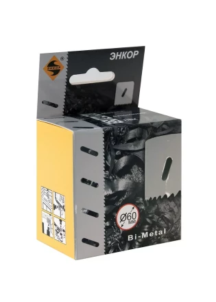 Коронка Bi-Metal Ф60 мм М3 Энкор 24160 купить в Сургуте