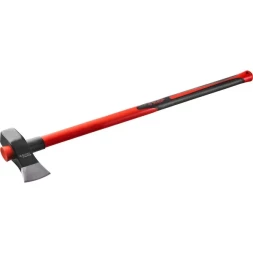 Колун ЗУБР "МАСТЕР" кованый с двухкомпонентной фиберглассовой рукояткой, 2,7кг/900мм 20623-27