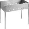Мангал GRINDA "BARBECUE", нержавеющая сталь, толщина 1,5мм, 500х300х500мм 427784 купить в Сургуте