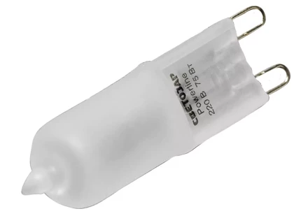 Лампа галогенная СВЕТОЗАР капсульная, матовое стекло, цоколь G9, диаметр 13мм, 25Вт, 220В SV-44892-M купить в Сургуте