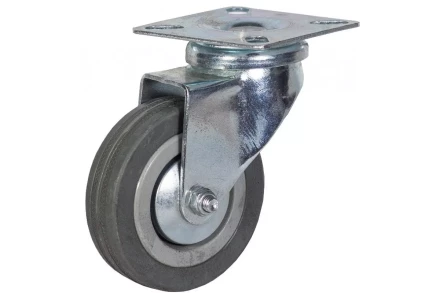 Аппаратное поворотное колесо HITCH 120*26 резина серая SCg55 (SZ084835) купить в Сургуте