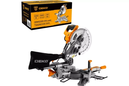 Пила торцовочная DEKO DKMS2200-255 Laser, 063-4218 купить в Сургуте