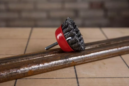 Кордщетка HAMMER чаша 63мм для дрели витая сталь (207-203) купить в Сургуте