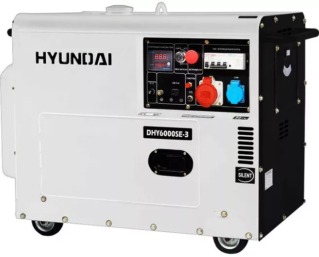 Дизельный генератор Hyundai DHY 6000SE-3 купить в Сургуте