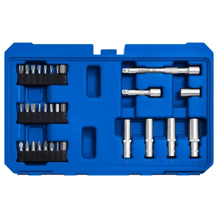 ЗУБР А-57, 57 предм., (1/4), универсальный набор инструмента, Профессионал (27671-H57) купить в Сургуте