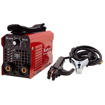 Инверторный аппарат дуговой сварки MMA-220S, 220 А, ПВ60%, диаметр электрода 1,6-5 мм MTX 94392 купить в Сургуте