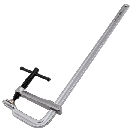 Струбцина F-образная Denzel 20471, 100x400мм, кованая купить в Сургуте