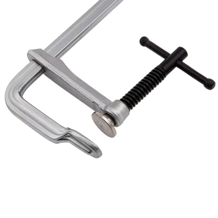 Струбцина F-образная Denzel 20471, 100x400мм, кованая купить в Сургуте