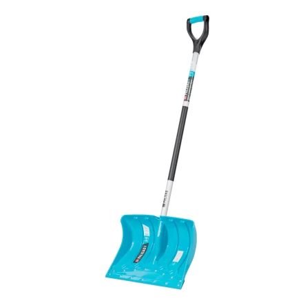 Лопата-скрепер для уборки снега Palisad 61797, полипропилен, 460х320х1300 мм, алюминиевый черенок, ПВХ, LUXE купить в Сургуте