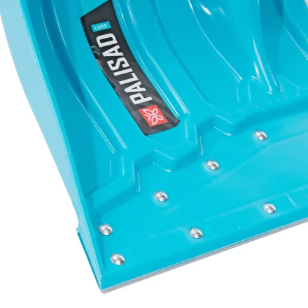 Лопата-скрепер для уборки снега Palisad 61797, полипропилен, 460х320х1300 мм, алюминиевый черенок, ПВХ, LUXE купить в Сургуте