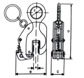 Захват для вертикального подъема листового металла тип DSQA-1.0 купить в Сургуте