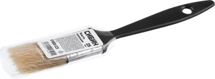 Кисть плоская СИБИН, пластиковая ручка, светлая щетина, 25мм 01008-025 купить в Сургуте