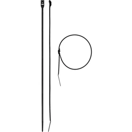 Кабельные стяжки черные КОБРА, с плоским замком, 2.5 х 205 мм, 50 шт, нейлоновые, ЗУБР 30935-25-205 купить в Сургуте