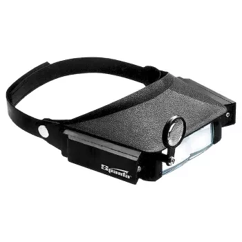 Лупа с дополнительными линзами, с подсветкой, для закрепления на голове  SPARTA 913825 купить в Сургуте