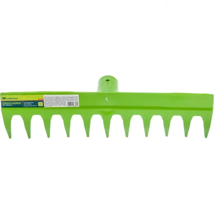 Грабли садовые 11 зубьев без черенка Сибртех 61736 купить в Сургуте