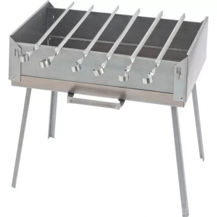 Мангал-дипломат в сумке 410x280x125 1,5 мм 6 шампуров в комплекте PALISAD Camping 69538 купить в Сургуте