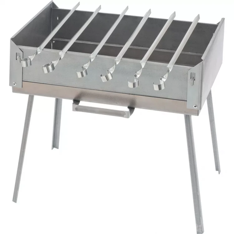 Мангал-дипломат в сумке 410x280x125 1,5 мм 6 шампуров в комплекте PALISAD Camping 69538 купить в Сургуте