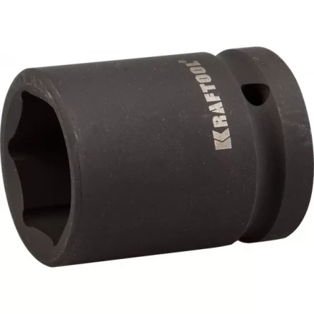 Торцовая головка KRAFTOOL &quot;INDUSTRIE QUALITAT&quot; ударная (3/4&quot;), FLANK, Cr-Mo, фосфатированная, 27 мм 27945-27_z01 купить в Сургуте