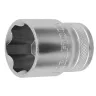 Торцовая головка KRAFTOOL "INDUSTRIE QUALITAT", Cr-V, SUPER-LOCK, хромосатинированная, 1/2", 22 мм 27801-22_z01 купить в Сургуте