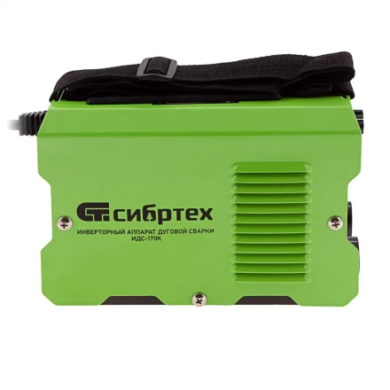 Инверторный аппарат дуговой сварки ИДС-170K, 170 А, ПВ 80%, диаметр электрода 1,6-3,2 мм Сибртех 94393 купить в Сургуте