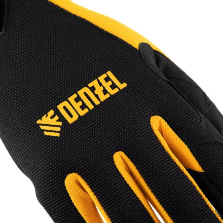 Перчатки универсальные на липучке, размер 10// Denzel 67994 купить в Сургуте