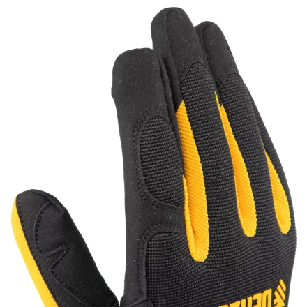 Перчатки универсальные на липучке, размер 10// Denzel 67994 купить в Сургуте