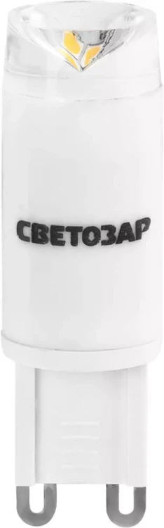 Лампа СВЕТОЗАР светодиодная "LED technology", цоколь G9, теплый белый свет (3000 К), 2,5Вт (20) 44595-20 купить в Сургуте