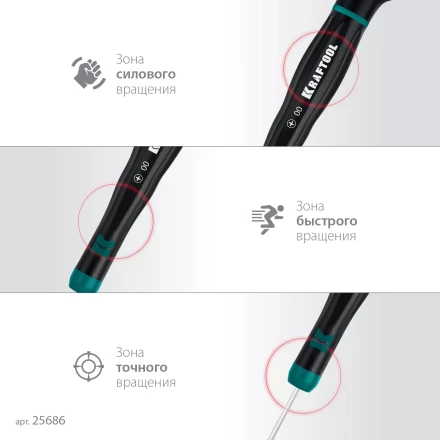 Набор отверток для точных работ KRAFTOOL Precision 7 25686 купить в Сургуте