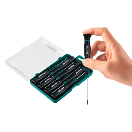 Набор отверток для точных работ KRAFTOOL Precision 7 25686 купить в Сургуте