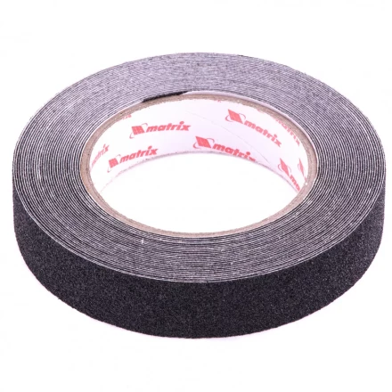 Лента клейкая противоскользящая черная 25 мм x 10 м Matrix 88706 купить в Сургуте