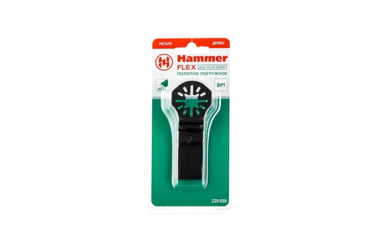 Насадка HAMMER MF-AC 039, BIM, 20*32.5*30мм купить в Сургуте