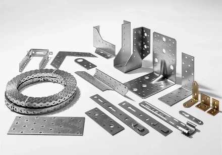 ЗУБР УКУ-2.5, 65 x 145 x 145 x 2.5 мм, цинк, усиленный крепежный уголок (31011-145) купить в Сургуте