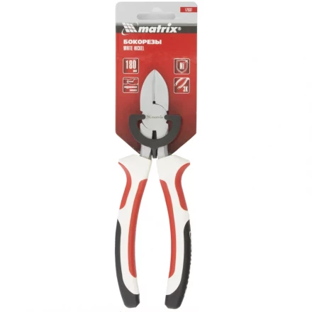 Бокорезы White Nickel 180 мм никелированные трехкомпонентные рукоятки MATRIX 17537 купить в Сургуте