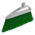 Щетка пластмассовая для подметания пола, премиум, 23 см, без черенка, салатовая щетина, Home Palisad 935575 купить в Сургуте