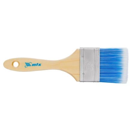 Кисть плоская &quot;Евро&quot; 2.5&quot;, искусственная щетина, деревянная ручка MTX 83072 купить в Сургуте