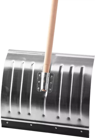 Лопата снеговая алюминиевая с деревянным черенком, 430мм, СИБИН 421857 421857 купить в Сургуте