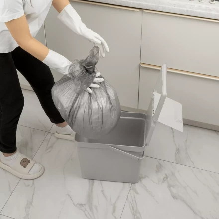 Пакеты для мусора 60 л x 50 шт. серые, Home Palisad 927125 купить в Сургуте